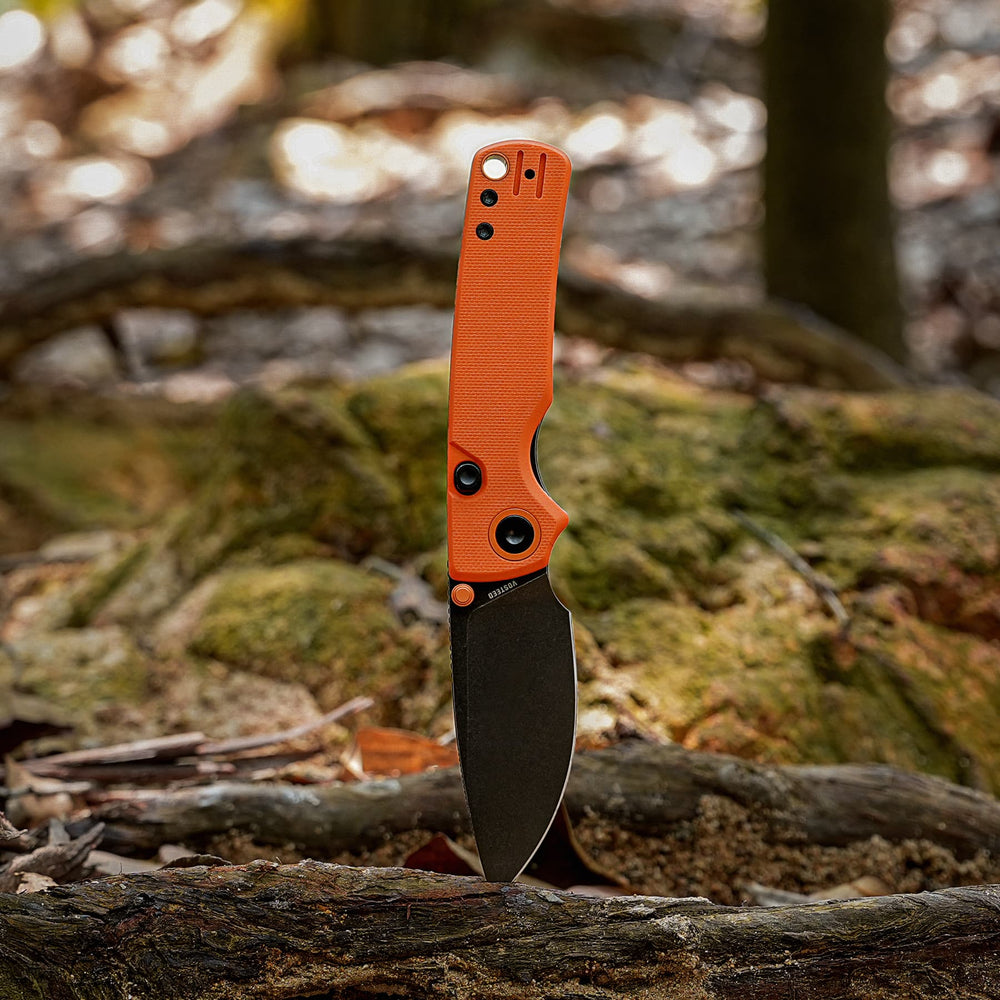 VOSTEED Porcupine- Top Liner Lock (2.99" 14C28N Blade & G10 Handle) - A2628