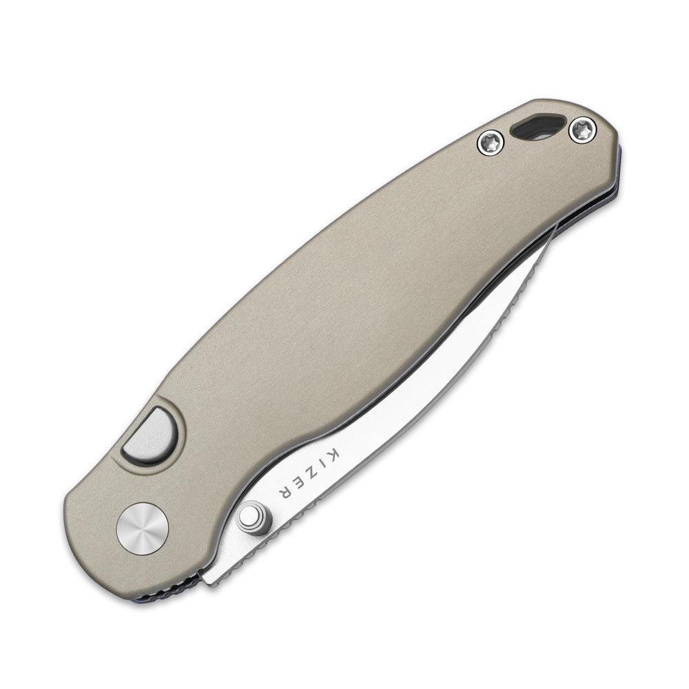 KIZER CUTLERY Phoca BD | 14C28N | Aluminum | Button Liner Lock