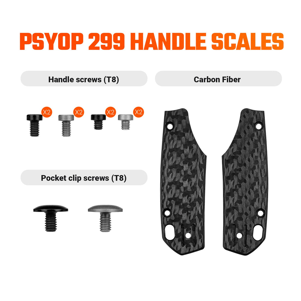VOSTEED Psyop 299 Handle Scales Kits- W0402