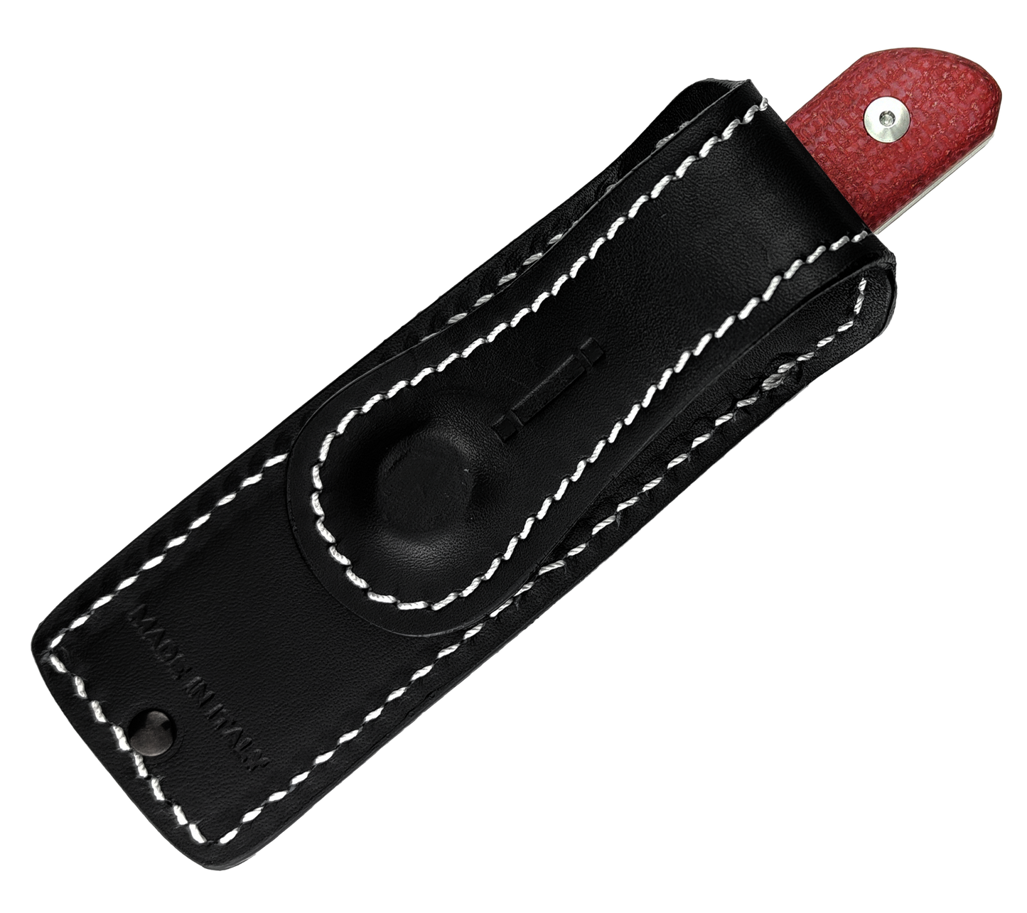 STRAIGHT LINE Scorer Red Burlap Micarta