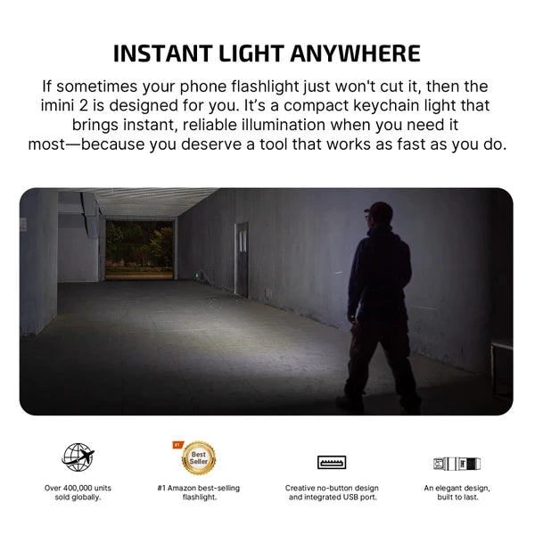 OLIGHT imini 2 Rechargeable Mini Flashlight