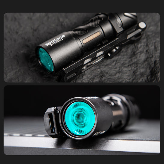 LOOP GEAR SK03 RGB Pro Aluminum Black LED Flashlight