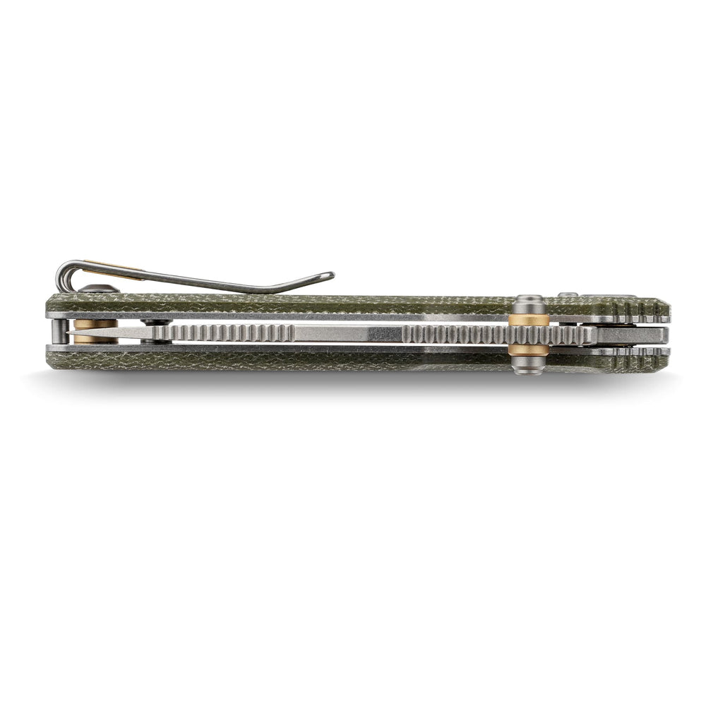 VOSTEED Porcupine ModSwap™ - Crossbar Lock Knife (3.08" 154CM Blade & Micarta Handle) - A3104