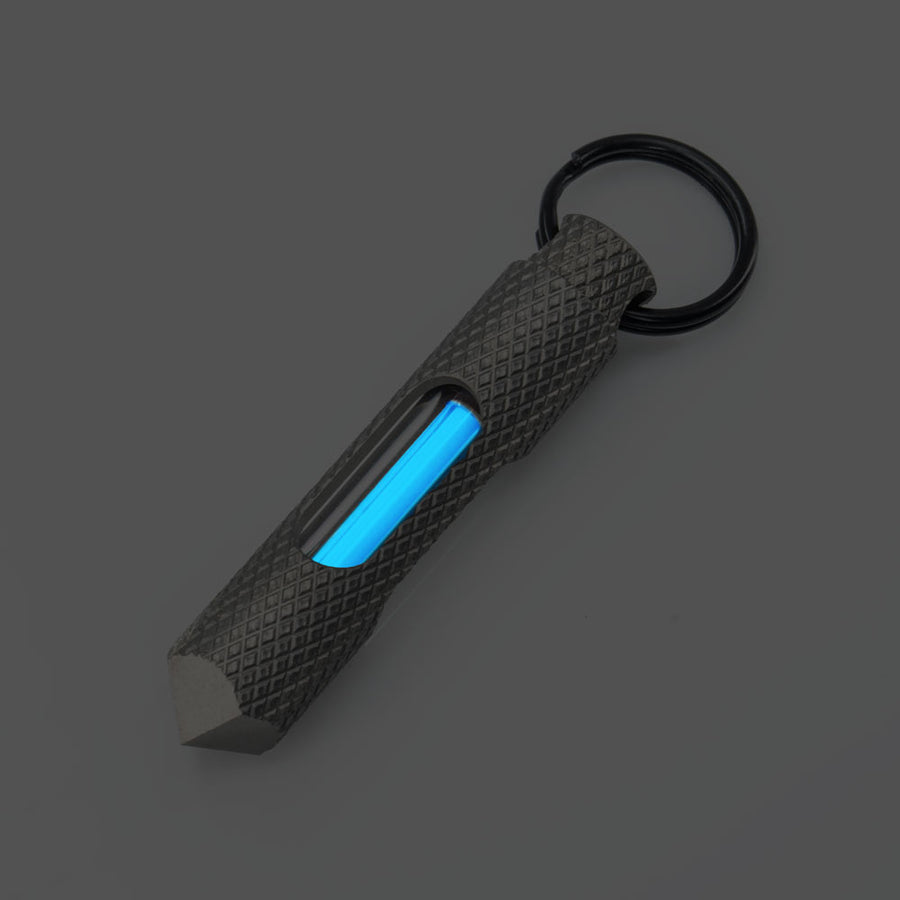 GLOW RHINO The Knurled Edition Glow Fob (BLUE)