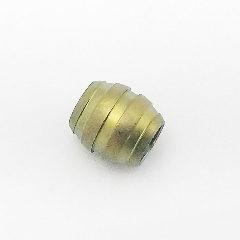 Coeburn Tool Yellow Barrel Shaped Titanium Lanyard Bead