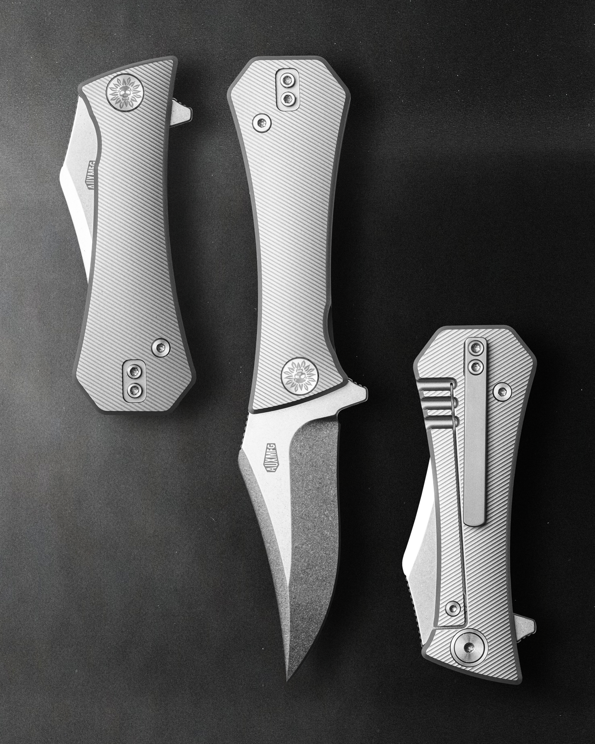 AUXILIARY MANUFACTURING Coffin Bowie - M390 + Titanium - Deadhead