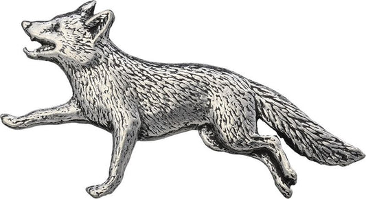 TS Brown Running Fox Pin