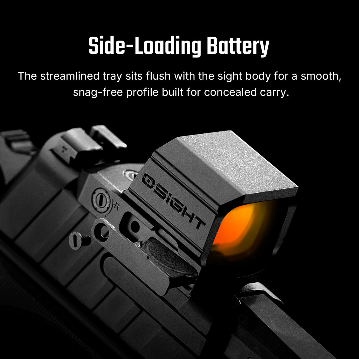 Osight SE DPP Footprint Enclosed Emitter Red Dot Sight with Multi-Reticle System