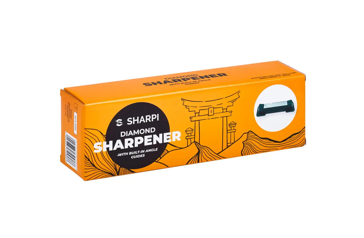 SHARPI Diamond knife sharpener 240/400/600/1000 with 17° and 20° angle guide