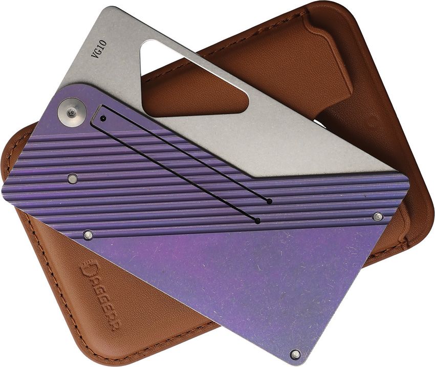 Daggerr Knives Cardknife Purple