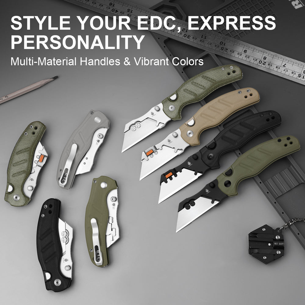 KIZER CUTLERY Sheepdog Utility Knives | C01C Uti 2 | 5Cr15MoV | Micarta | V3488.29JNA1