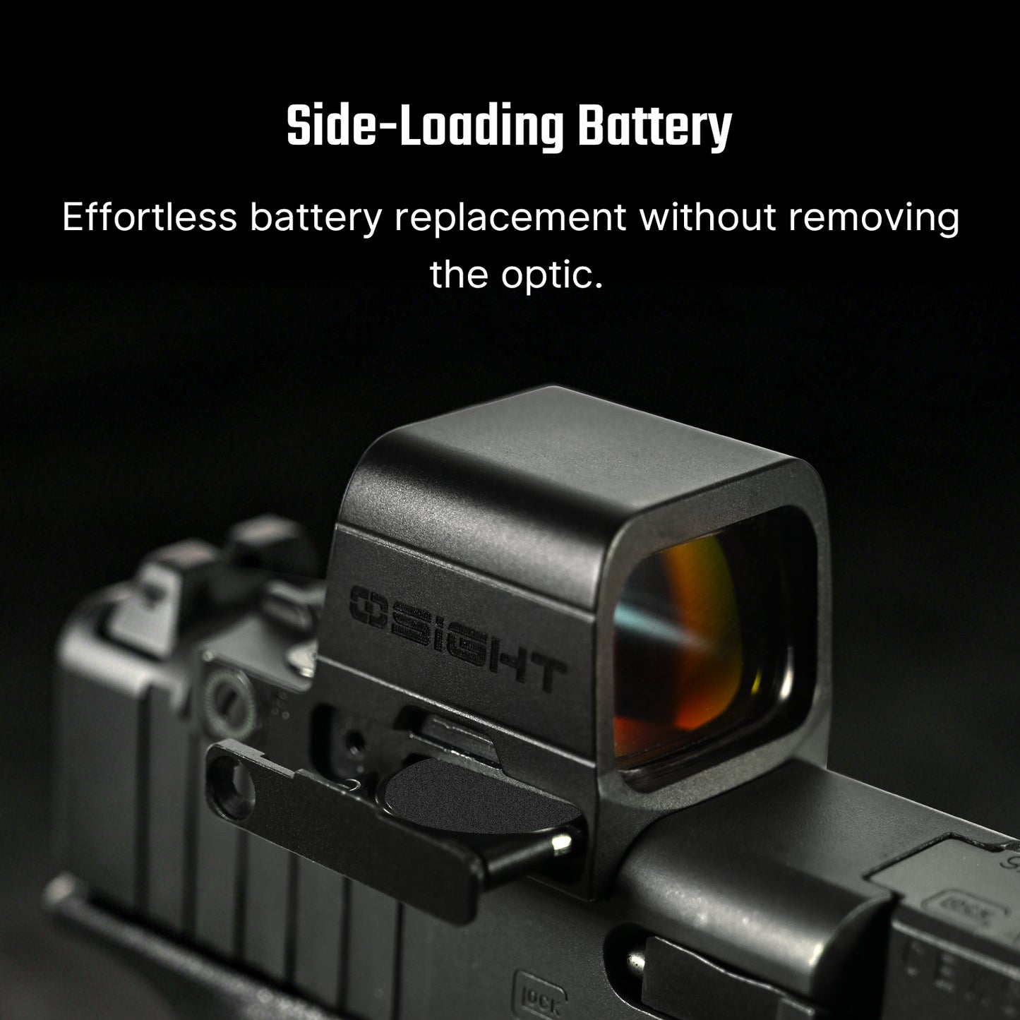 Osight SE Enclosed 6 MOA Red Dot Sight with RMSc Footprint and Side-Loading Battery