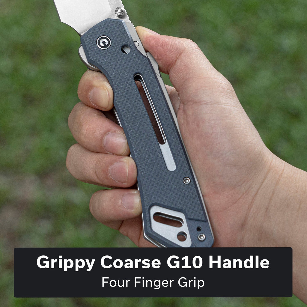 CIVIVI Buster FG Thumb Stud & Superlock Knife G10 Handle (4.2" Nitro-V Blade) C24052-2