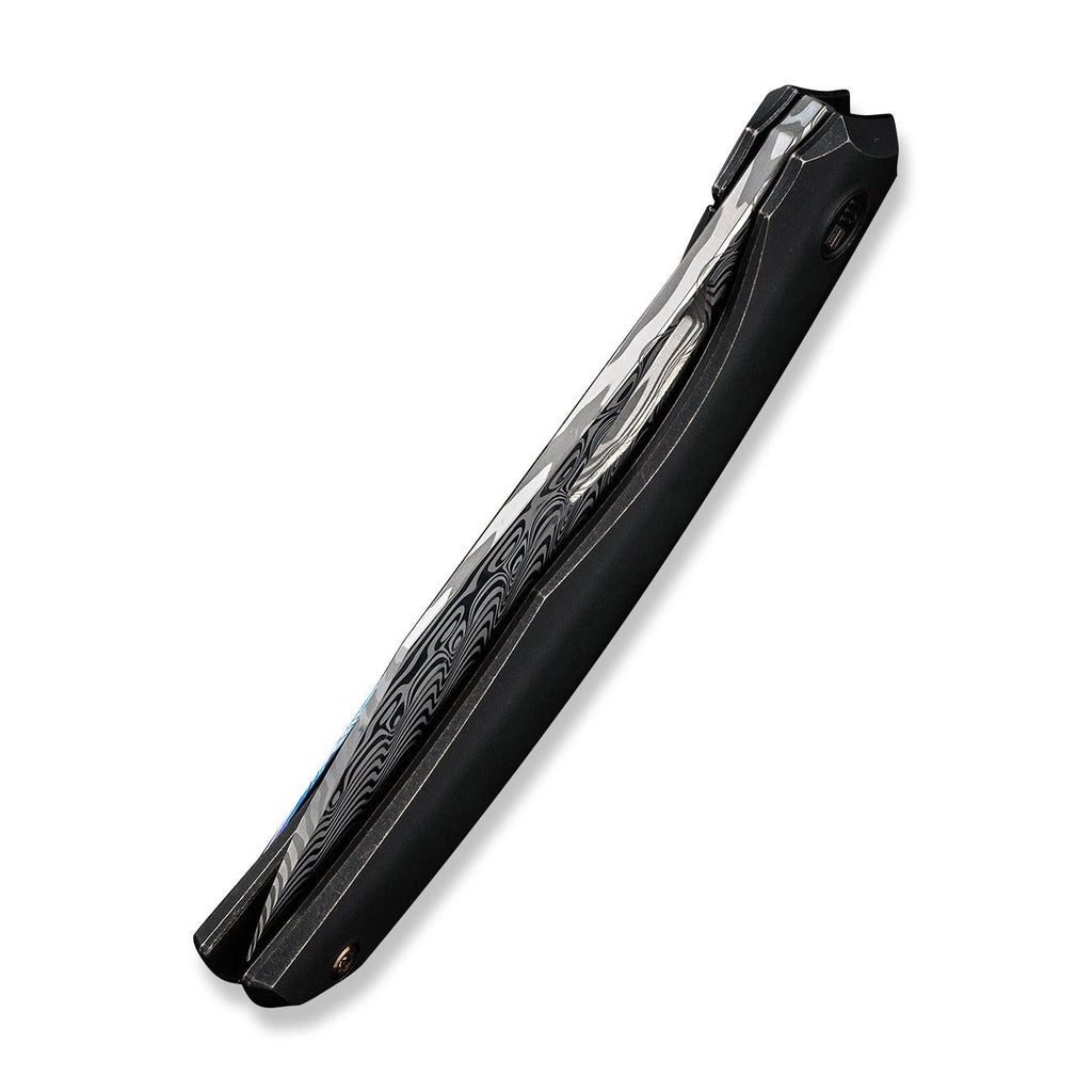 WEKNIFE Ignio Mystery Box Black Titanium Handle (3.3" Hakkapella Damasteel Blade) WE22042B-DS1 MB, With One Free Mystery WE Or CIVIVI Model