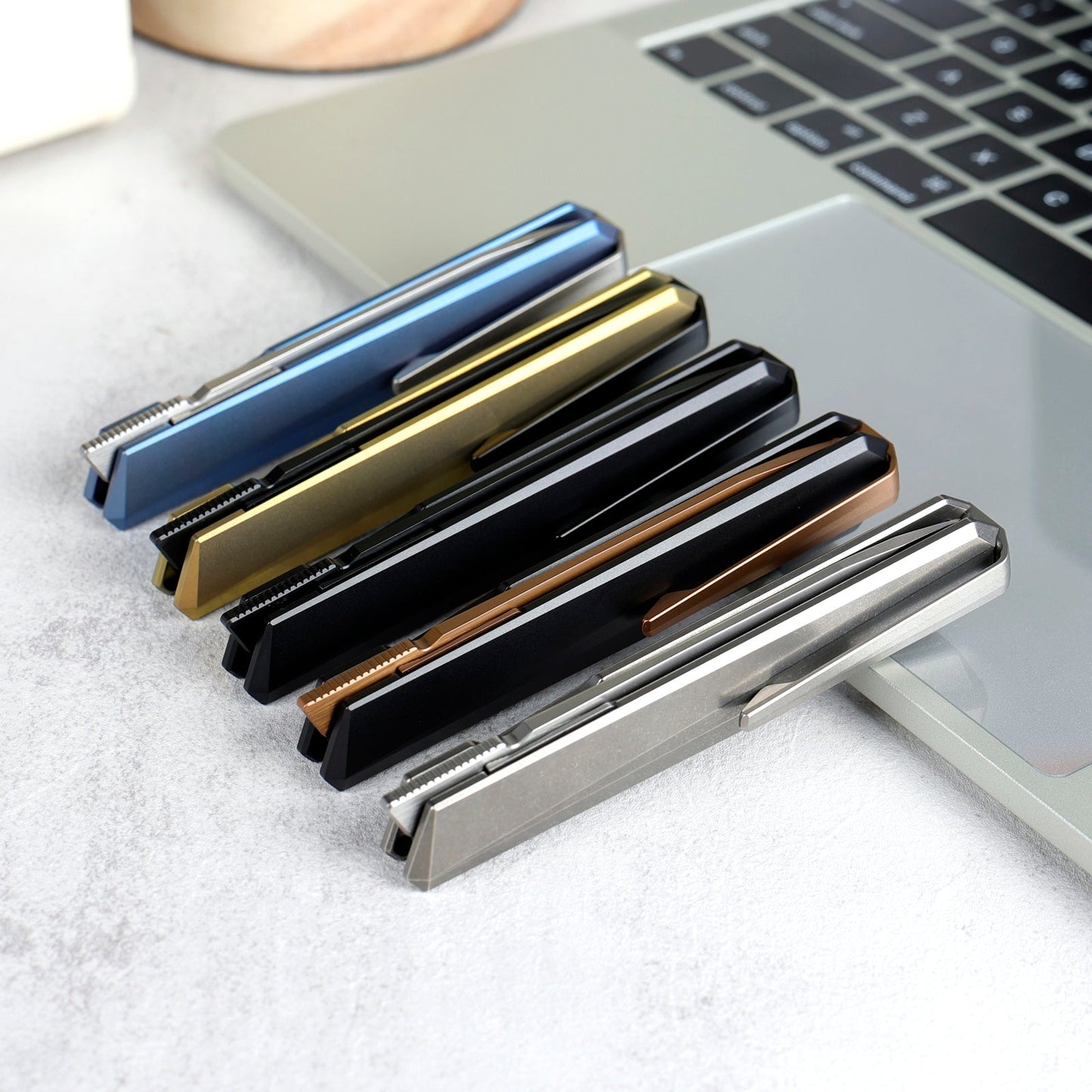 REMETTE RT-ELIGO Knife M390 Blade Titanium Handle Liner Lock Folding Pocket EDC Knife EGA5