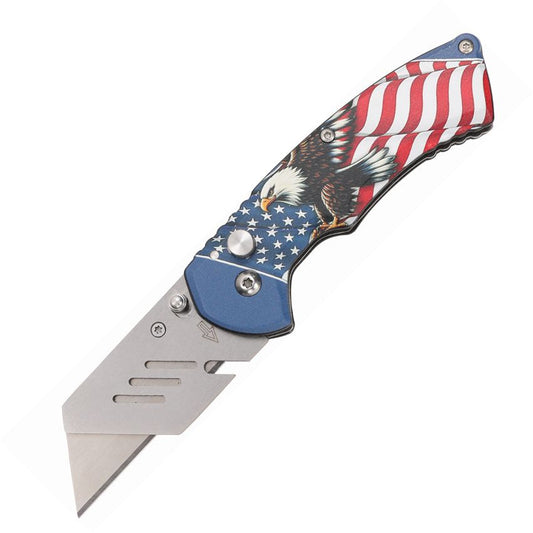 S-TEC Utility Button Lock Eagle/Flag