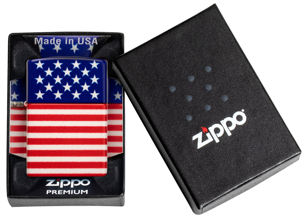 ZIPPO Stars and Stripes Flag Design