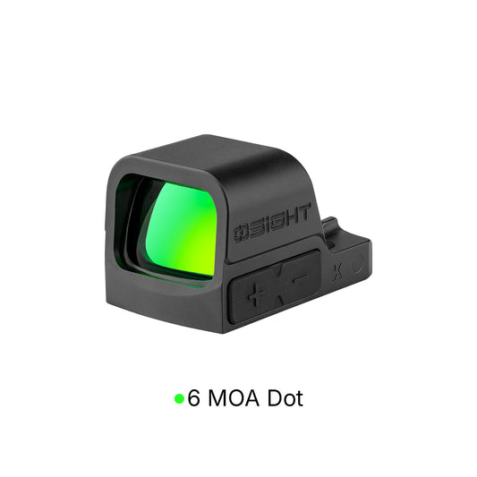 Osight K 6 MOA Dot Sight with RMSc Footprint and Side-Loading Battery