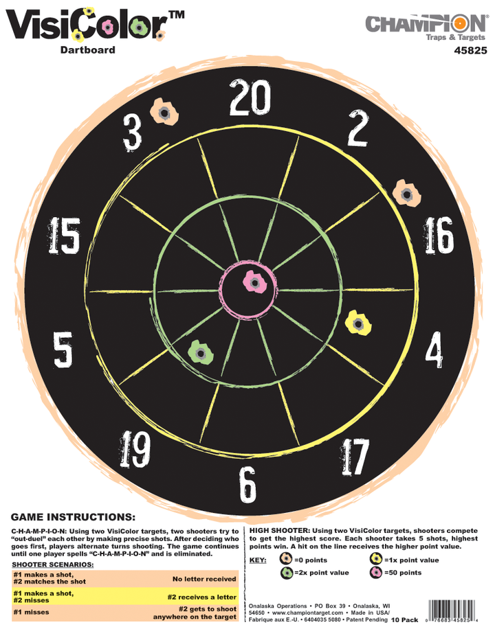 CHAMPION Visicolor Targets