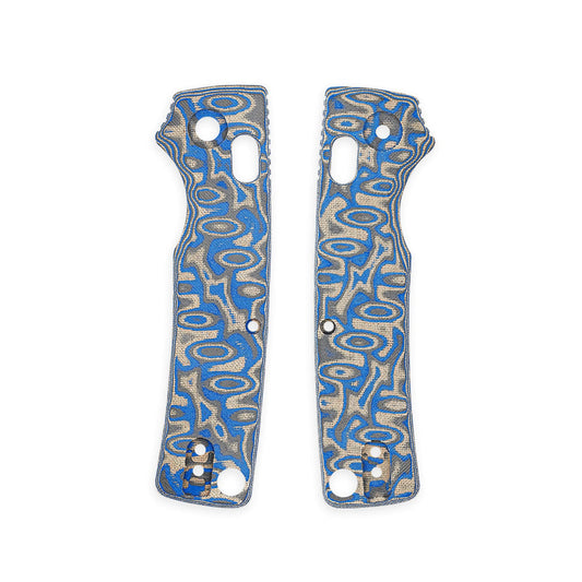 VOSTEED Porcupine ModSwap™ Handle Scales Kits - Blue Ocean Micarta - W0306