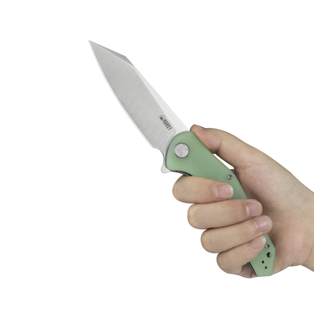 KUBEY Flash Linerlock Jade KU158R