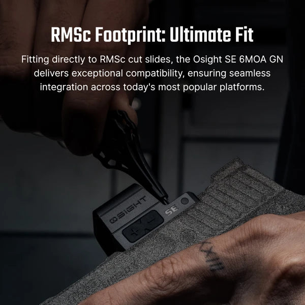OLIGHT Osight SE Enclosed Optic with RMSc Footprint and Replaceable Battery