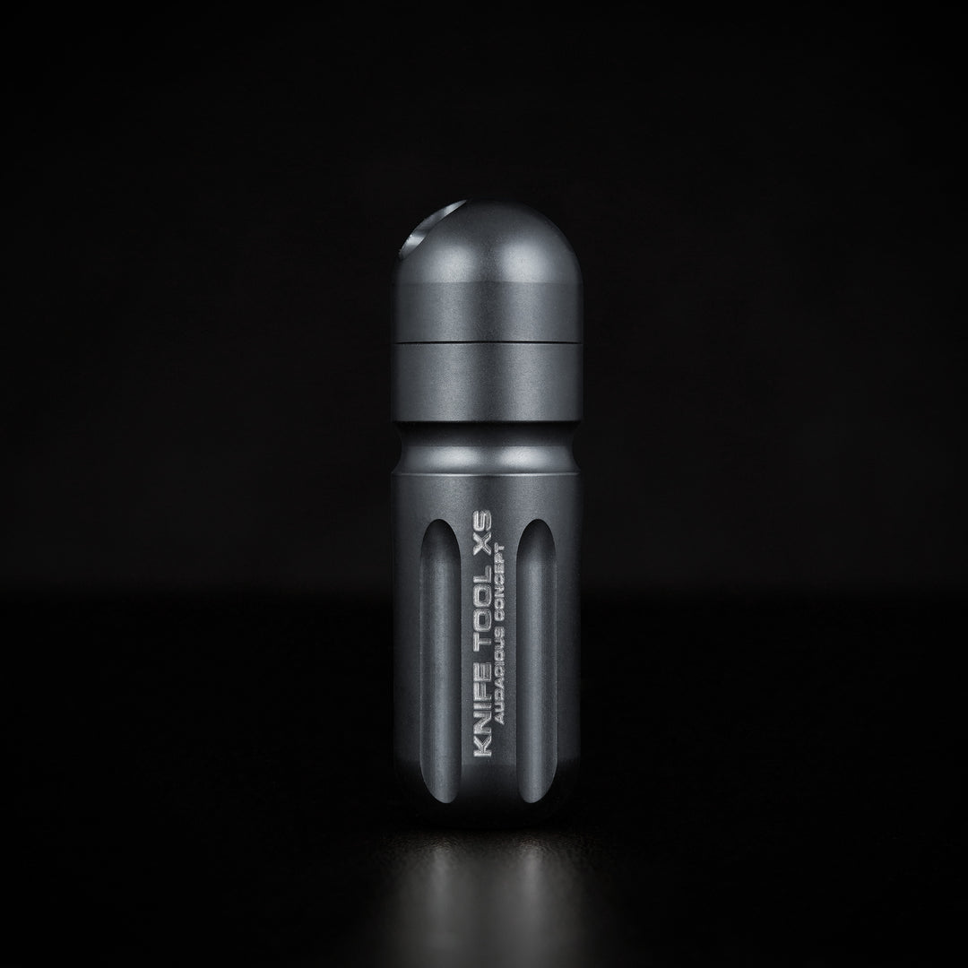 AUCON Knife Tool XS - Titanium - PVD Black