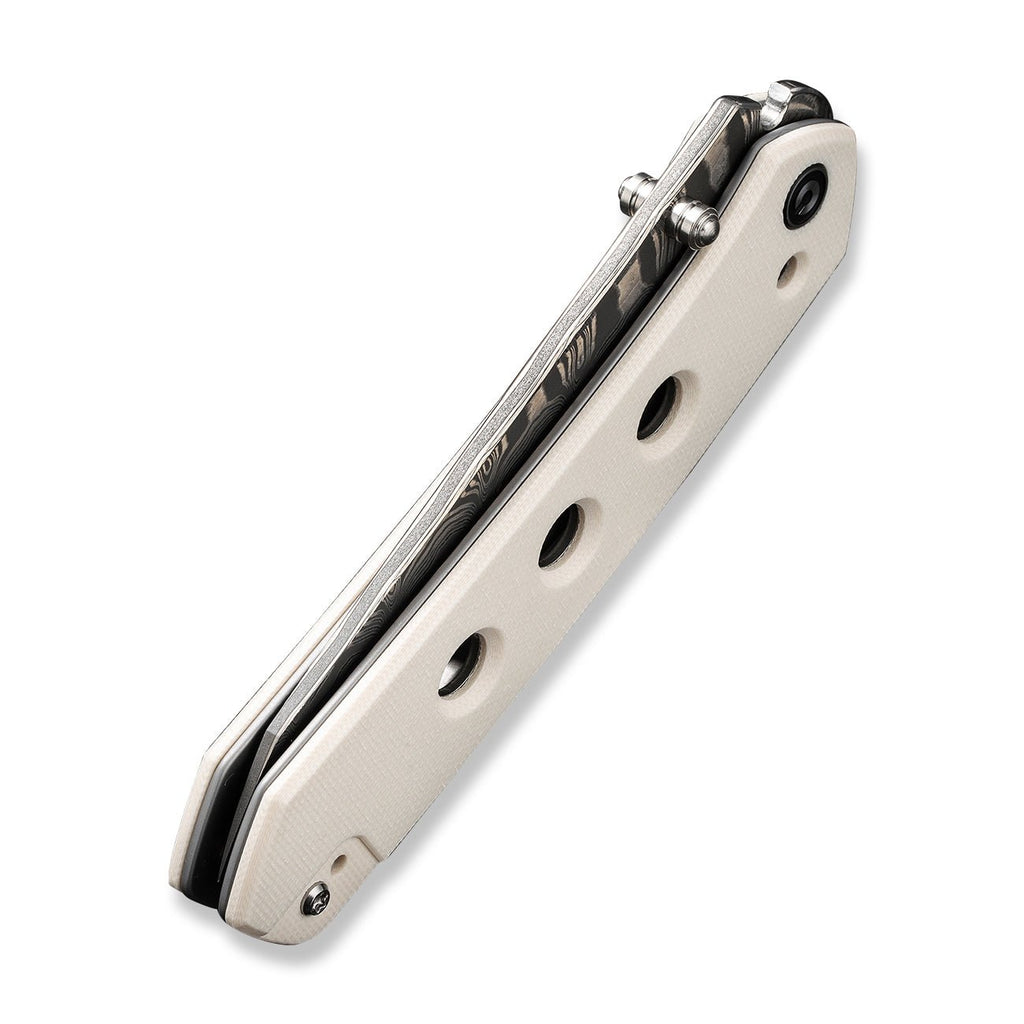 CIVIVI Vision FG Thumb Stud & Superlock Knife G10 Handle (3.54" Damascus Blade) C22036-DS1