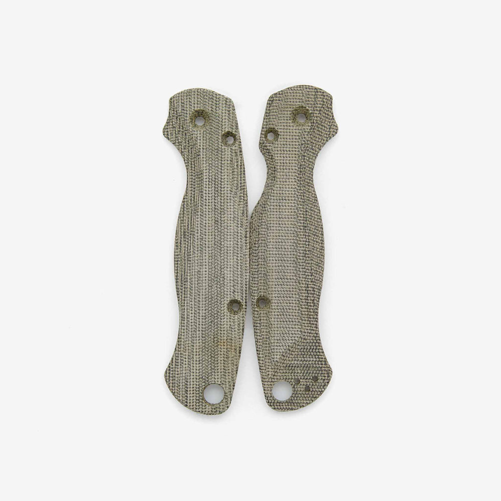 FLYTANIUM Micarta Lotus Scales for Spyderco Paramilitary 2 Knife