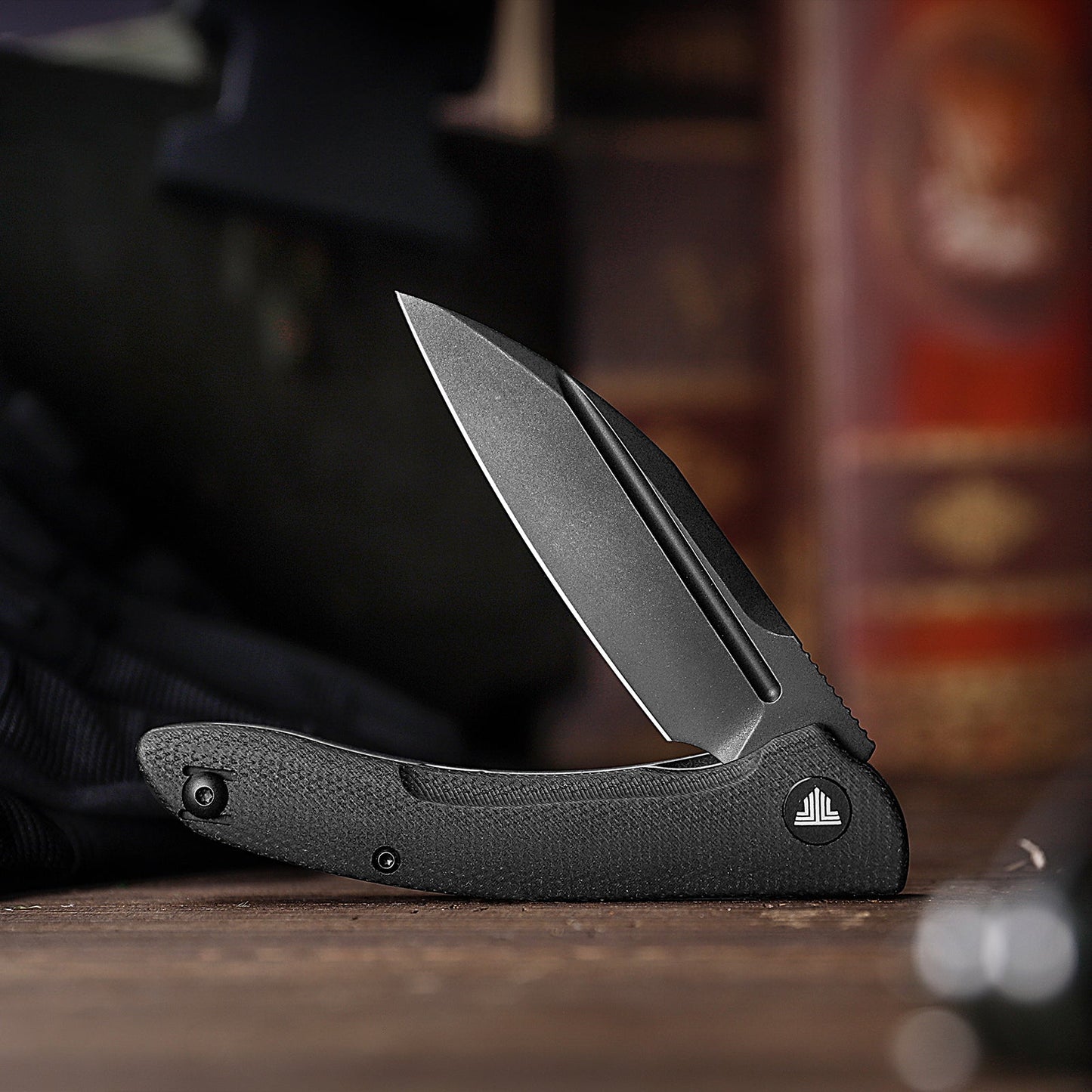 TRIVISA Cuckoo-BM Liner Lock EDC Folding Pocket Knife 3.37'' 14C28N Steel Blade,Micarta Handle