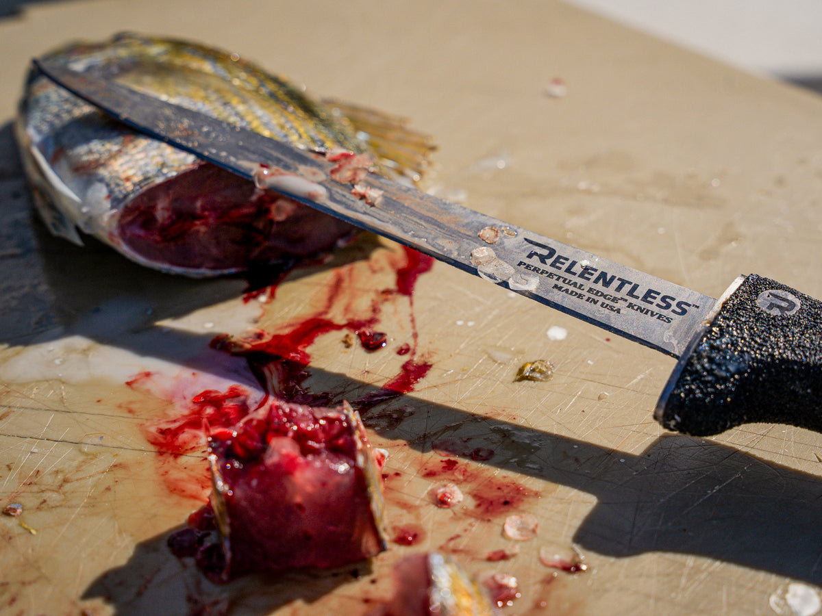 Relentless Knives 8″ Straight Fillet Knife