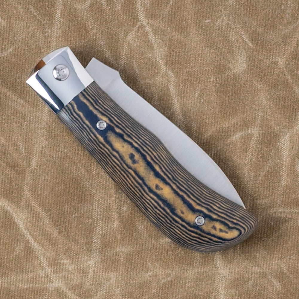 JACK WOLF KNIVES TIMBER JACK - BLUE CANYON & MAPLE VALLEY RICHLITE