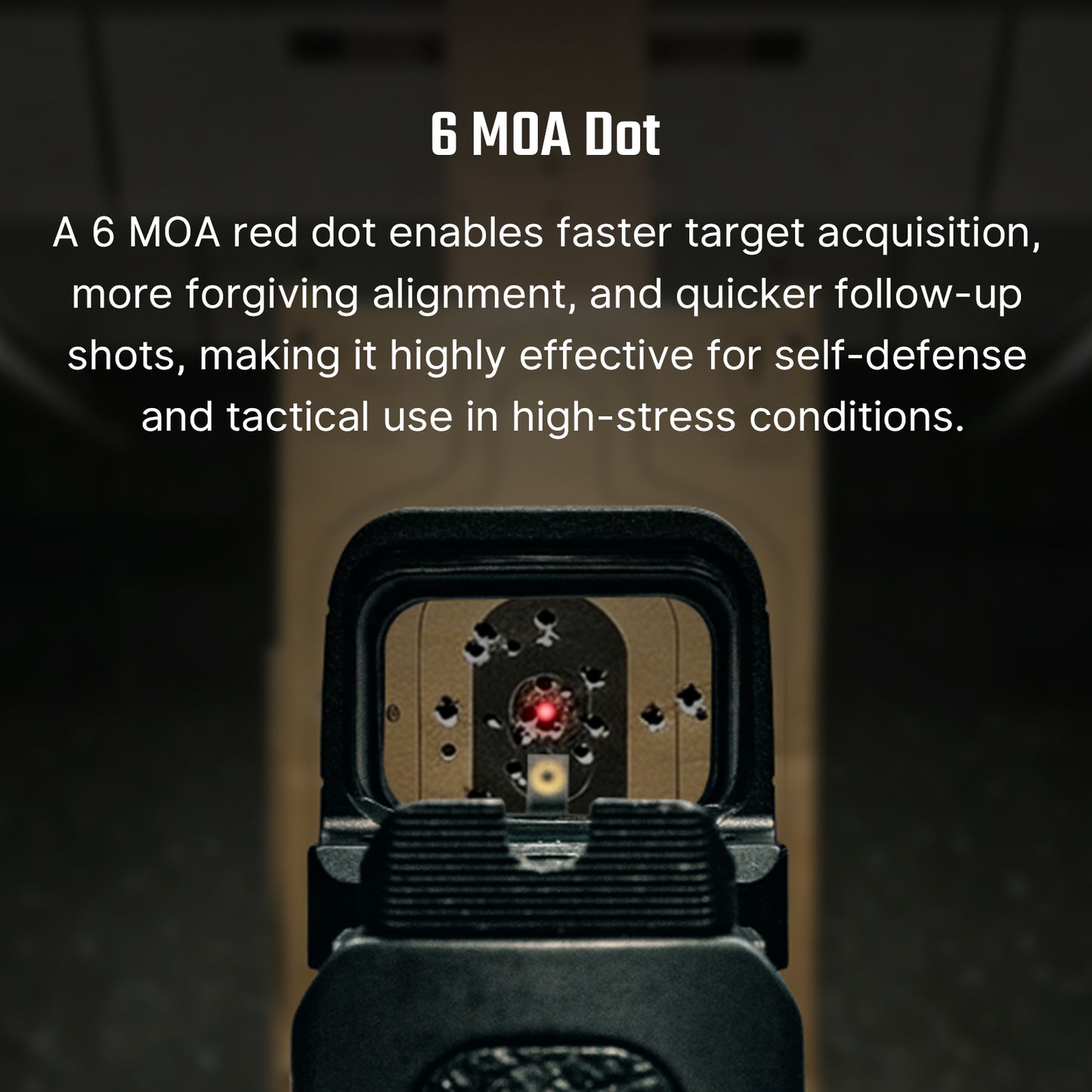 Osight SE Enclosed 6 MOA Red Dot Sight with RMSc Footprint and Side-Loading Battery