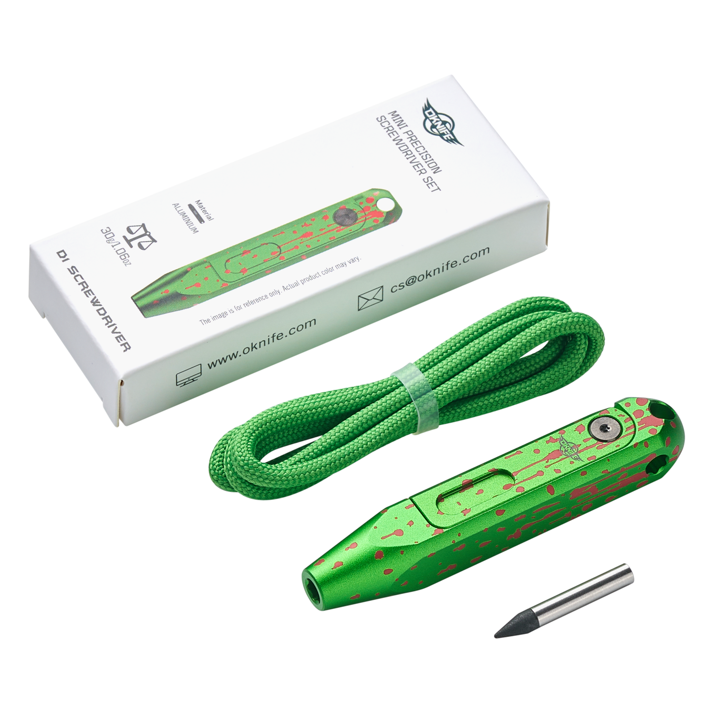 OKNIFE D1 Zombie Green EDC Multi-Bit Driver