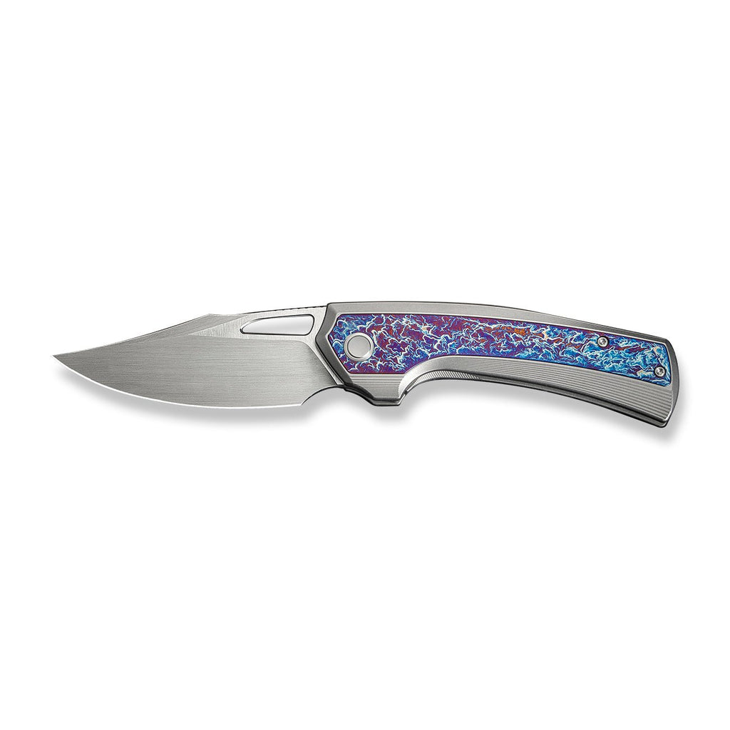 WE KNIFE CO LTD Nefaris Flipper & Thumb Hole Knife Titanium Handle (3.48" CPM 20CV Blade) WE22040FA-1