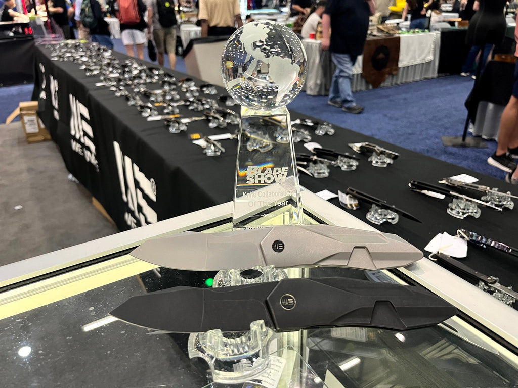 WE KNIFE CO LTD Solid Flipper Knife Titanium Handle (3.88" CPM 20CV Blade) WE22028-2