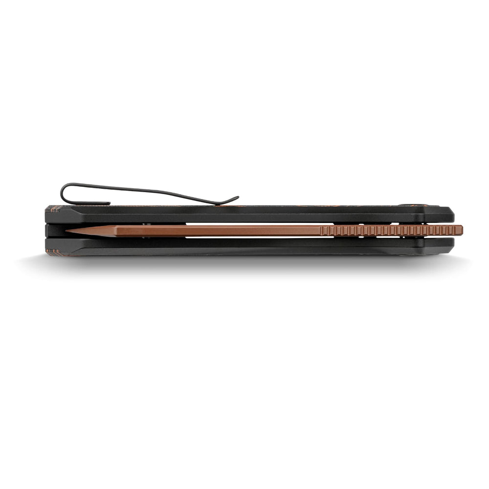 VOSTEED Kroc 329 -Top Liner Lock (3.29" S35VN Blade & Aluminum & Topo G10 Handle) - A1810