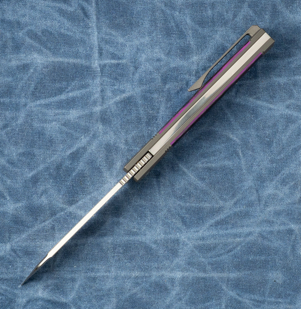 JACK WOLF KNIVES Feelbetter Jack - Purple Abalone