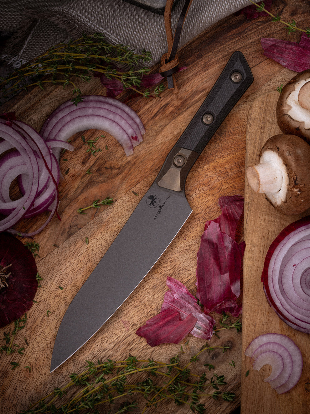 Microtech Gear Utility Knife Signature Series DLC Standard Titanium Bolster Carbon Fiber (3400B-1DLCCFS)