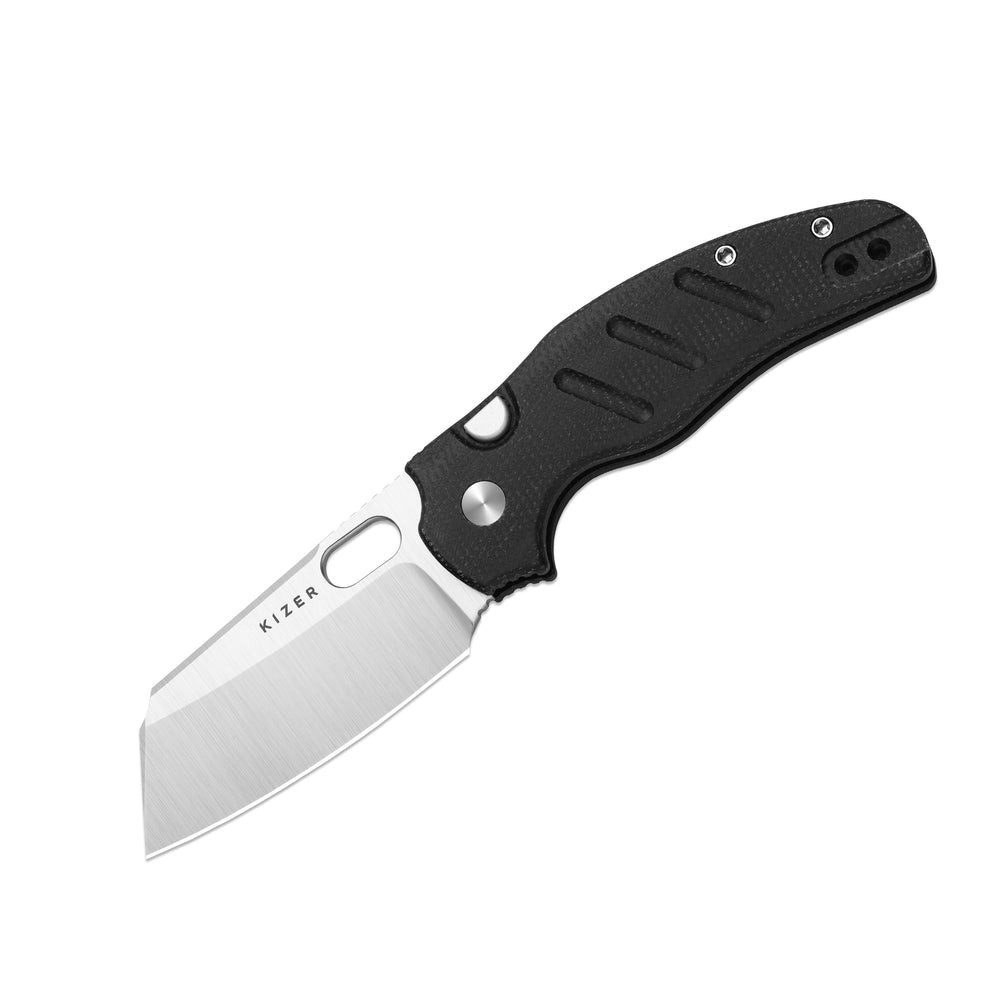KIZER CUTLERY Sheepdog® C01C 2.9 BS | Kizer Button Liner Lock™ | Nitro-V | Micarta | KizerV™ 3488.29BSA2