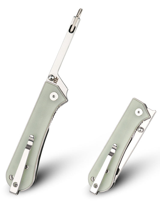 NUKNIVES KUMPANTER T33 FOLDING SCREWDRIVER JADE T33-3003