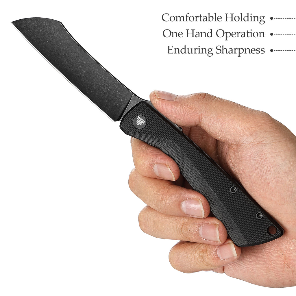 TRIVISA Norma-03B Higonokami Pocket Knife,3.3" 14C28N Steel,G10 Handle