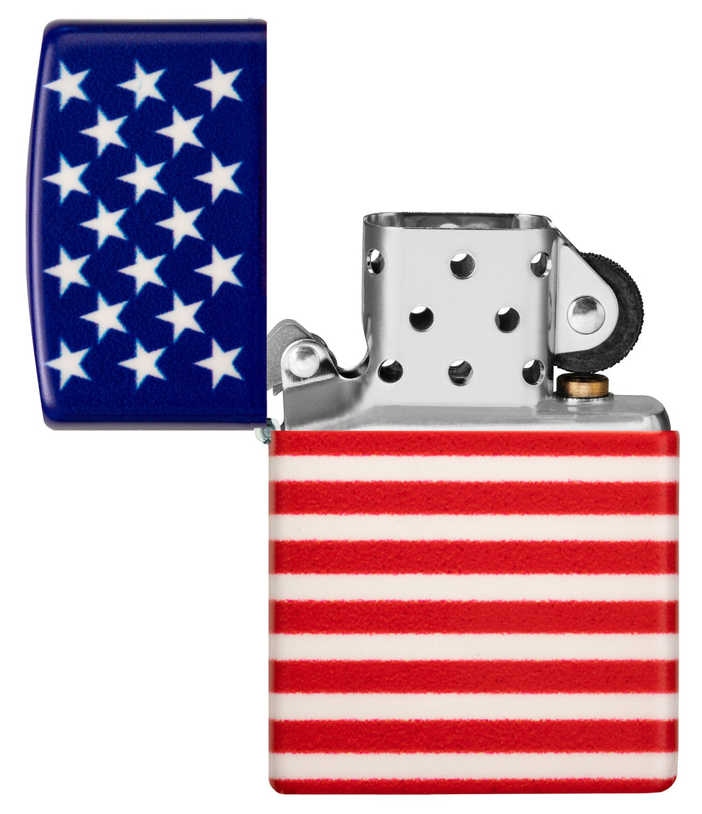 ZIPPO Stars and Stripes Flag Design
