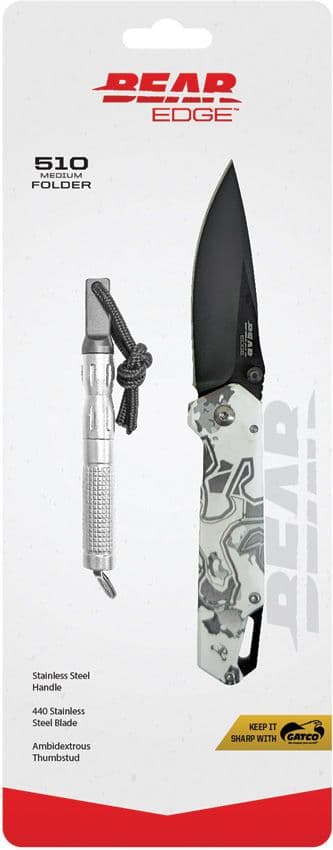 BEAR & SON Edge Framelock Combo White