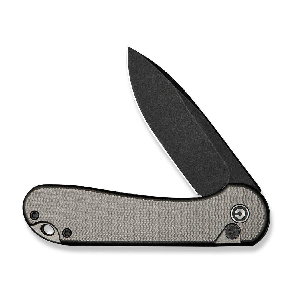 CIVIVI Button Lock Elementum II Flipper Knife Aluminum Handle (2.96" Nitro-V Blade) C18062PD-1