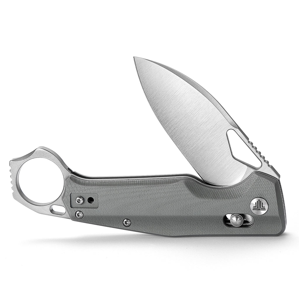 TRIVISA Sagitta-03g,Axis Lock Folding Pocket Knife,2.95" 14C28N Steel,G10 Handle