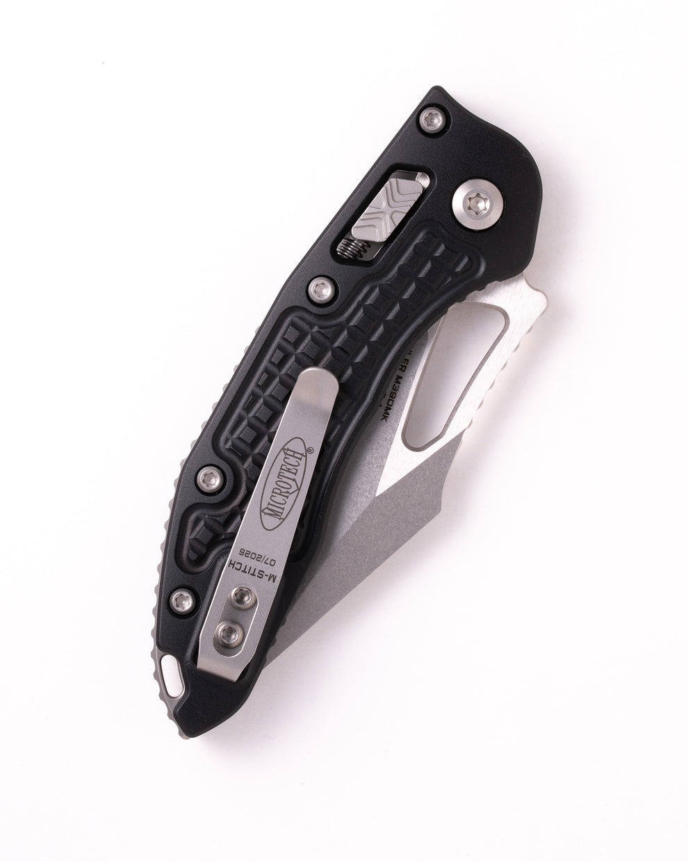 Microtech Gear M-Stitch RAM-LOK® Stonewash Standard FRAG PATTERN Black (169MRL-10APFR)