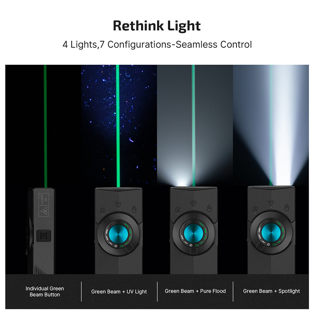 OLIGHT ArkPro Series – Flat Unibody EDC Flashlight with Multi-Light Sources