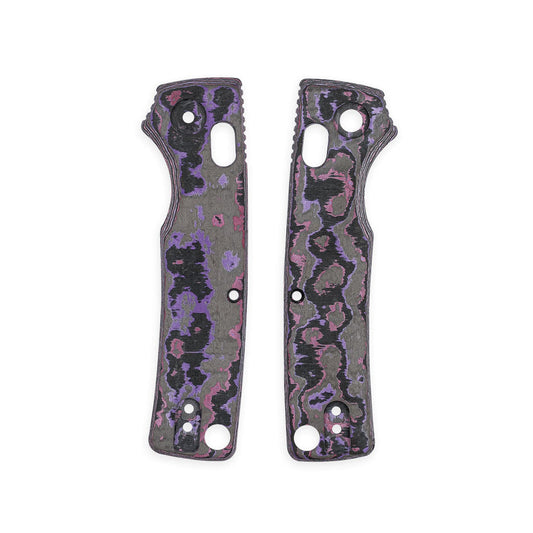 VOSTEED Porcupine ModSwap™ Handle Scales Kits - Purple Haze Fatcarbon - W0302