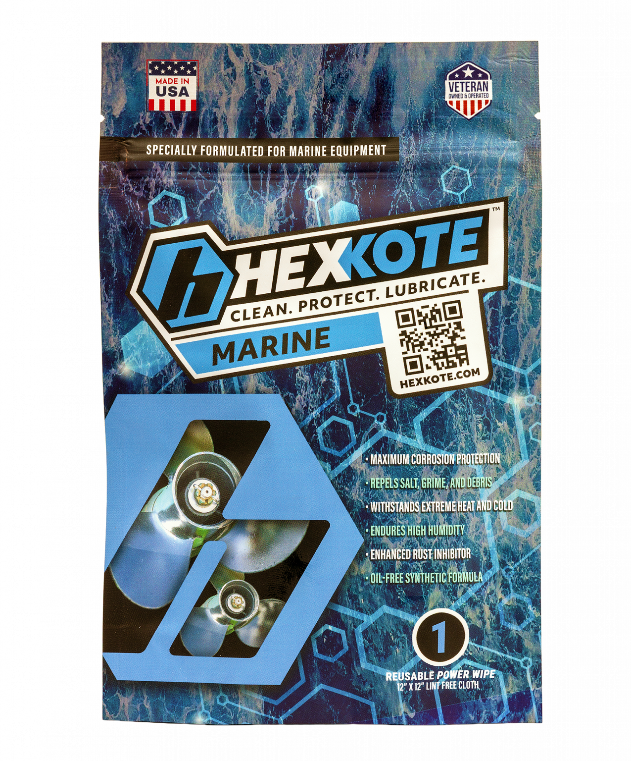 HEXKOTE Marine 12×12 Reusable Cloth